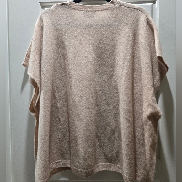 GALERIES LAFAYETTE cashmere poncho One size - Picture 2 of 2